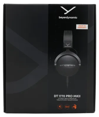 Produktbild von Beyerdynamic DT 1770 Pro MKII, Kabelgebunden, Bühne/Studio, 50 - 40000 Hz, 377 g, Kopfhörer, Schwarz