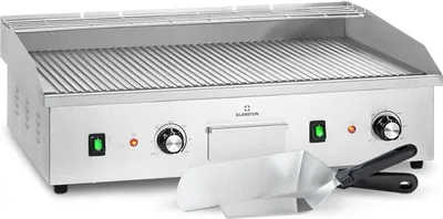 Produktbild von Klarstein elektrický gril z nehrdzavejúcej ocele, nepriľnavá doska, LED, 200 W