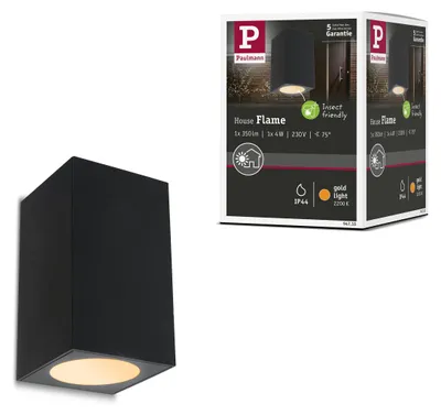 Productafbeelding van Paulmann LED wandlamp Flame, insecten-vriendelijk