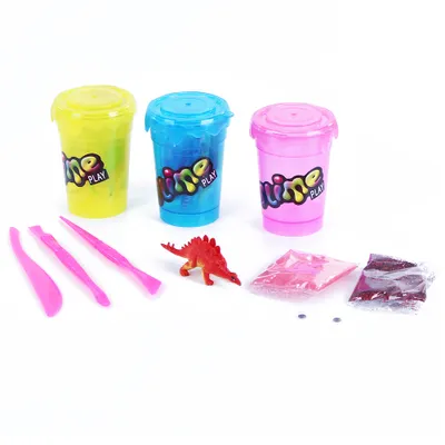 Produktbild von Schleim-Set mit Tier und Glitter
