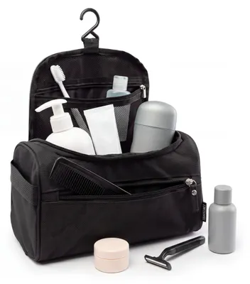 Zdjęcie produktu dla Travelnet kosmetyczka z haczykiem, pojemna kosmetyczka podróżna 4,5 l