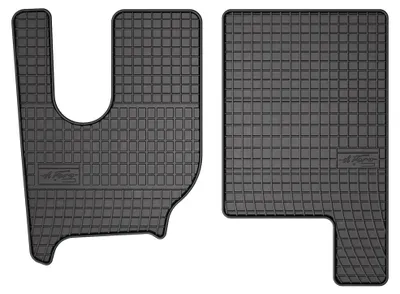 Produktbild von Gummi-Fußmatten Vorne für Renault T 2013- – 2-tlg, Schwarz, passgenau