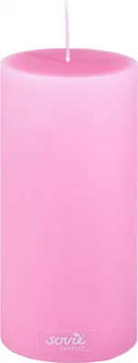 Produktbild von Stumpenkerze Violett, Ø 70 x 150 mm - Brenndauer ca. 82 Stunden