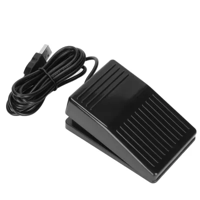 Obrázek produktu pro USB nožní spínač s fotoelektrickým spínačem, multifunkční jednoduchý nožní spínač s 2metrovým kabelem pro počítače