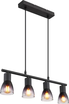 Obrázek produktu pro Globo Lighting závěsné svítidlo kovové černé matné, 4x E14