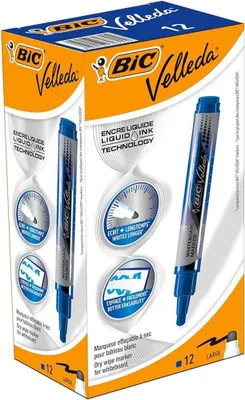 Produktbild von Bic Velleda Tank Stift 12 Einheiten    One Size