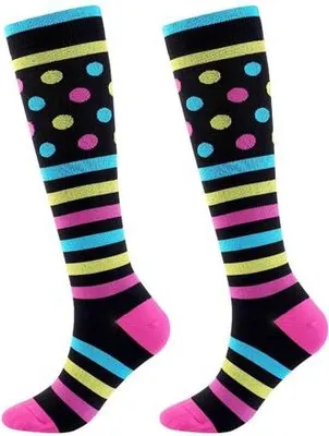 Immagine prodotto di Calze a compressione Merco Striped Dots da donna taglia L