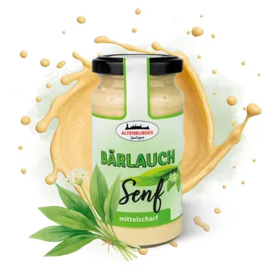Produktbild von Bärlauch Senf, 200 ml