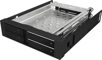Obrázok produktu pre ICY BOX IB-2227StS 8,89 cm (3,5") úložný kryt na disky čierny