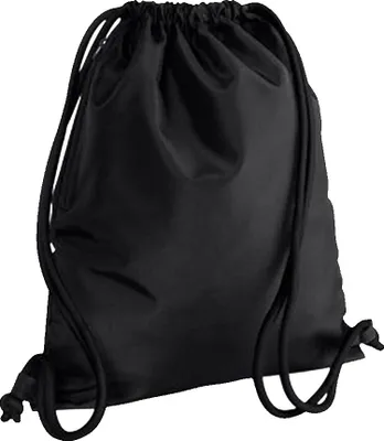 Produktbild von Bagbase Icon Turnbeutel BC3396 (Einheitsgröße) (Schwarz/Schwarz)