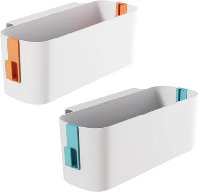 Produktbild von 2er Bettablage zum Einhängen Bett Organizer Tasche Aufbewahrungskorb