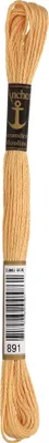 Produktbild von Anchor Sticktwist 4635000-00891 ocker Stickgarn, 100 % Baumwolle