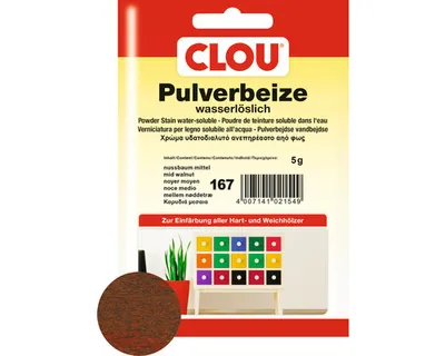 Produktbild von Clou Pulverbeize nussbaum mittel 5 g
