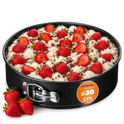 Produktbild von KADAX Backblech für Torten "Lodi", Tortenform, runde Backform, Kuchenform 30cm