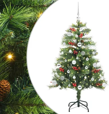 Produktbild von vidaXL Künstlicher Weihnachtsbaum Grün 150 cm PVC und Metall