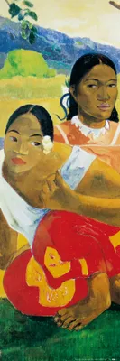 Obrázek produktu pro Paul Gauguin art print obrázek - Kdy se budeš ženit? Nafea Faa Ipoipo, 1892 (91 x 30 cm)