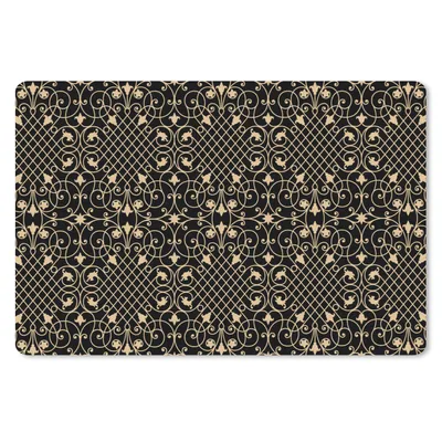 Produktbild von MuchoWow® Mauspad Mousepad Muster - Abstrakt - Gold - Jahre 20s 27x18 cm - Mousepads - Maus Mat - Pad - Mausunterlage - Büroartikel - Desk Matten