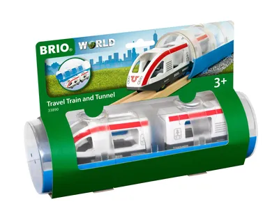 Produktbild von Brio World Eisenbahn Zug Tunnel Box Reisezug 3 Teile 33890