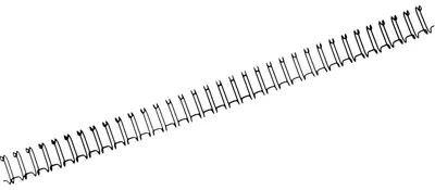 Zdjęcie produktu dla GBC RG810710, Czarny, 3 ark., Metal, A4, 1,1 cm, 318 mm
