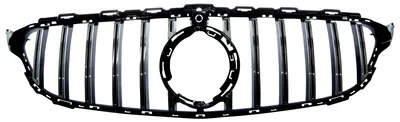 Produktbild von Kühlergrill Wabengrill chrom schwarz ohne Emblem für Mercedes-Benz C-Klasse W205 20