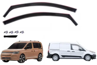 Immagine prodotto di Set di 2 deflettori per VW Caddy (5ª gen.) / Ford Transit Connect (2ª gen.) - dal 2020