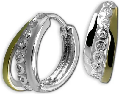 Produktbild von silberfarben goldfarben SilberDream Ohrringe Damen 925 Silber Creolen SDO4435T