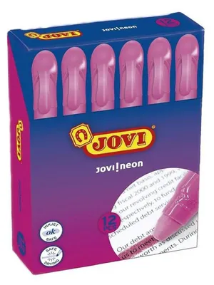 Obrázek produktu pro Textový popisovač Jovi Jovi!neon Pink (12)