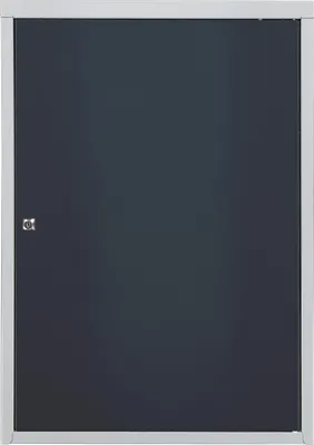 Produktbild von Stahlblechschrank mit Tür und 2 Fachböden für Werkbank Rhino| HxBxT 80x53x70cm | Traglast 50kg | Lichtgrau/Anthrazitgrau