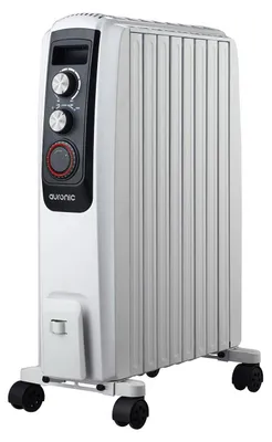 Produktbild von Auronic Ölradiator mit Thermostat - 2000W Heizung - Elektrische Heizung - Timer - 3 Stufen - Weiß