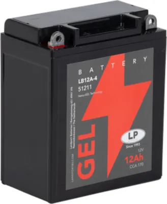 Obrázok produktu pre Batéria 12V 12Ah pre štartovaciu batériu motocykla MG LB12A-4