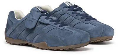 Produktbild von Geox SNAKE Herren Leder Sneaker U66NVA 022BC C4007 Schnürschuh dunkelblau, Schuhgröße:44 EU