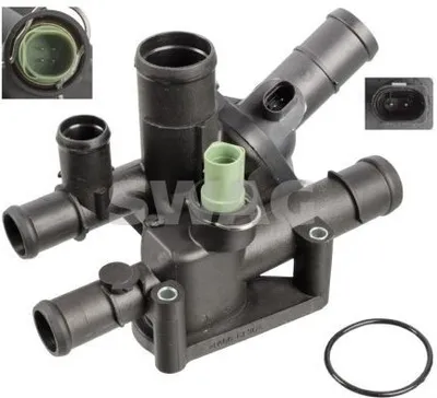 Produktbild von SWAG Thermostat Kühlmittel 105°C für VW Golf IV Schrägheck (1J1) Golf IV Variant (1J5) für AUDI A3 Schrägheck (8L1) für SKODA Octavia I Combi (1U5)