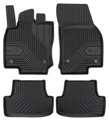 Imagen del producto de Alfombrillas de goma para Volkswagen T-Roc I 2017-2025 (crossover) – juego de 4 piezas, , a medida