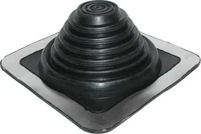 Produktbild von Pipeco N°8 Hochtemperatur 225°C ETANCO Dachdurchführung - Schwarz - Ø175 bis 285 - 188081