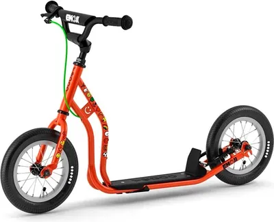 Produktbild von Tretroller Kinderroller Yedoo Mau Emoji 12/12 Scooter Roller Cityscooter rot