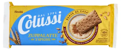 Zdjęcie produktu dla Ciastka zbożowe Zuppalatte Spighe 250g - Colussi