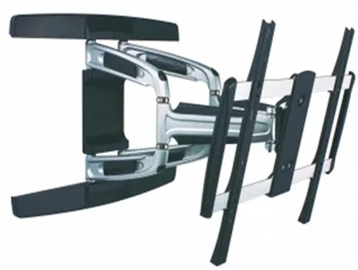 Produktbild von Equip 32"-55" Neig-/schwenkbare Wandmontagehalterung für Bildschirme mit 32 bis 55 Zoll, 139,7 cm (55"), 200 x 200 mm, 400 x 400 mm, -15 - 5°, Aluminium, Kunststoff, Stahl, Schwarz