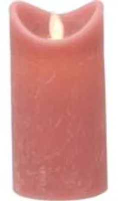 Image de Bougie LED Daily Home 7,5 x 15 cm rose | 4 pièces