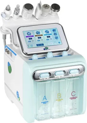 Produktbild von Gesichtreinigungsgerät, 7 in 1 Behandlung, nicht-invasive Dermabrasion, 6 in 1 grün