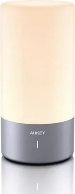 Produktbild von AUKEY LT-T6, LED Nachttischlampe, Berührungssteuerung Tischleuchte 360°, Dimmbar Touch-Tischlampe, RGB Atmosphärenlampe, 3 Helligkeitsstufen, Stimmungslampe für Schlafzimmer