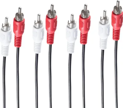 Image de shiverpeaks BS40112 Câble audio 1,5 m 4 x RCA Noir (BS40112)