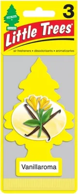 Obrázok produktu pre Osviežovač vzduchu do auta Little Trees s vôňou vianočného stromčeka a vanilkovou príchuťou 3PAK