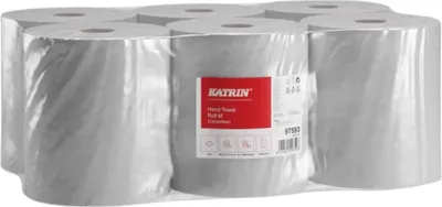 Zdjęcie produktu dla Ręcznik papierowy Katrin M1 w rolce 300m, 6 rolek