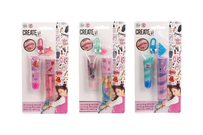 Imagen del producto de Canenco CREALO! Llavero con brillo labial + tubo de brillo labial. Código: 84501