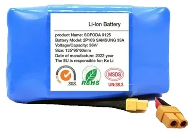 Productafbeelding van Oplaadbare lithiumbatterij, 4400 mAh capaciteit, compatibel met elektrische personenvoertuigen, 20000 mAh