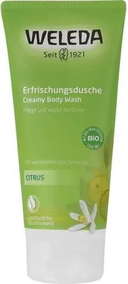 Zdjęcie produktu dla Weleda CITRUS Erfrischungsdusche, Krem pod prysznic, 200 ml, Dorośli, Kobiety, Ciało, Skóra uniwersalna