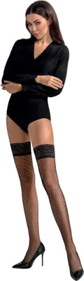 Produktbild von Passion-Exklusiv - PE ST019 stockings black 1/2