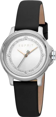 Produktbild von Esprit ES1L144L0025 Bent Silver D. Blue Uhr Damenuhr Edelstahl blau
