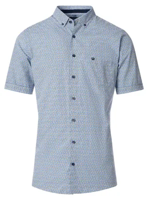 Produktbild von Redmond - Casual Fit - Herren Freizeithemd Kurzarm (251075999), Größe:XXL, Farbe:Grün(60)