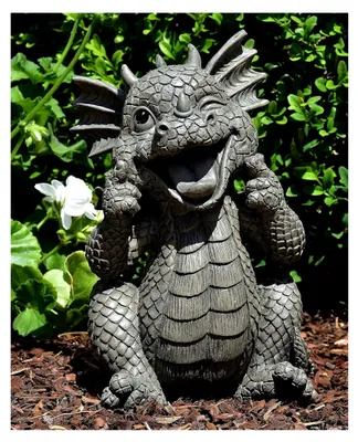 Produktbild von Lachende Gartendrache - Figur für Garten und Balkon